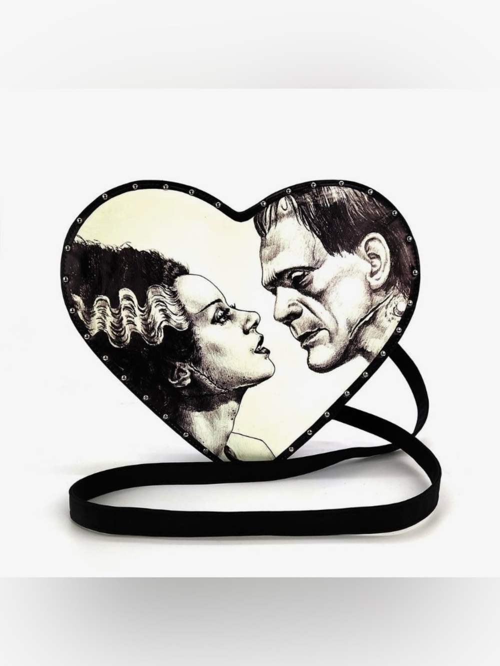 Glow In The Dark Frankenstein & Bride Convertible Bag
